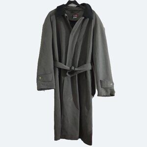 Repp Ltd Men's Long Trench Coat with Quilted Lining size XTL